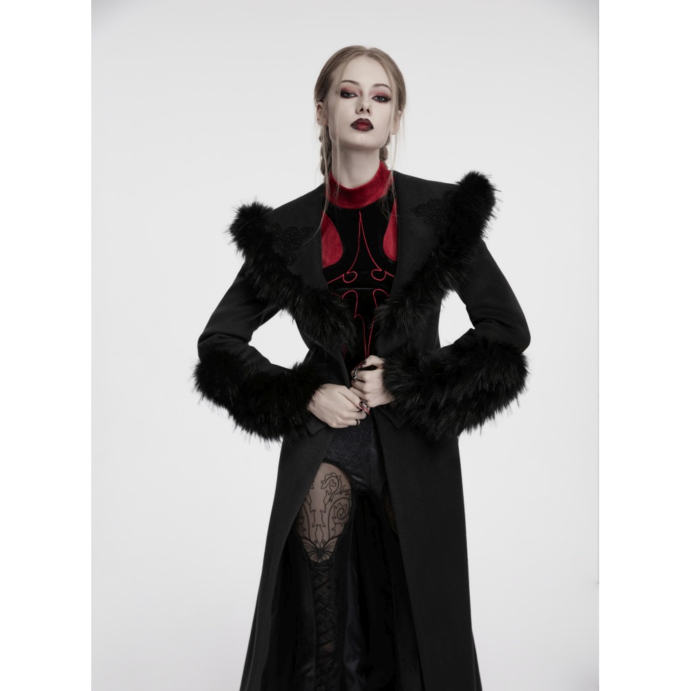 Punk Rave - Marquise Belladonna Coat - Black